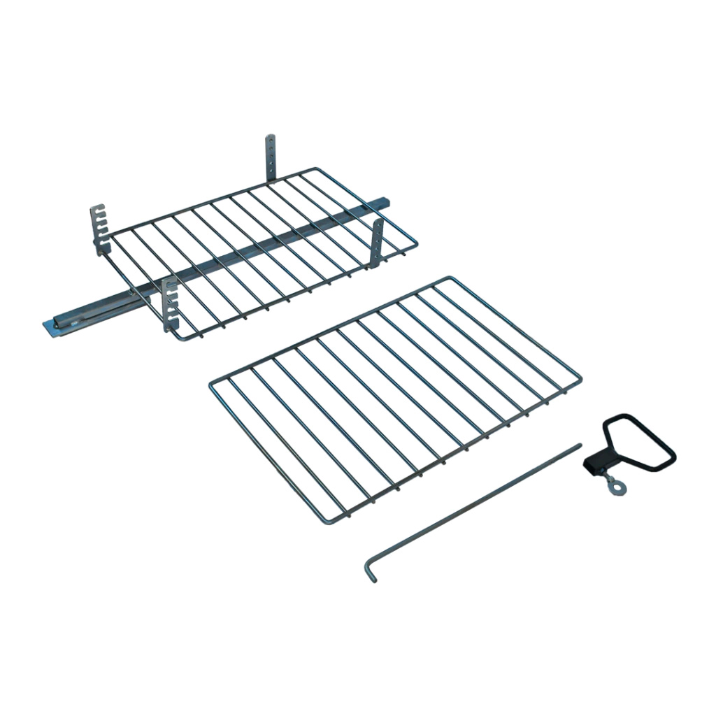 Asador cruz - Estaca libro hierro 60 x 40