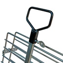 Asador cruz - Estaca libro hierro 60 x 40